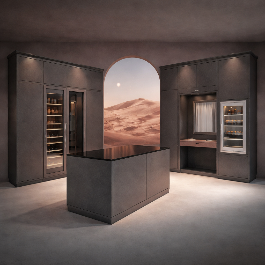 Martian interior scene